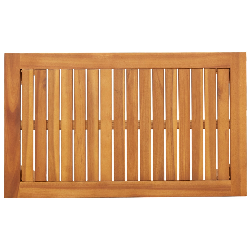 Set di divani da giardino a 3 pezzi con cuscini in legno massello di acacia