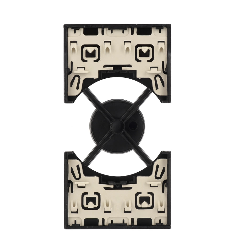 Cover bticino living now per prese standard p40 2 moduli varie finiture *** colore nero, confezione 1