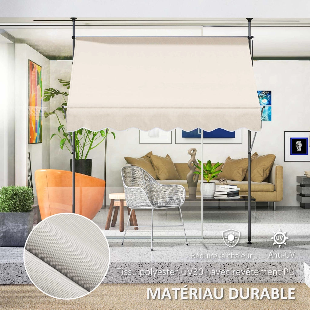 Appendiabiti autoportante retrattile ¨C Zephmum ¨C Grigio 120x210x30 cm
