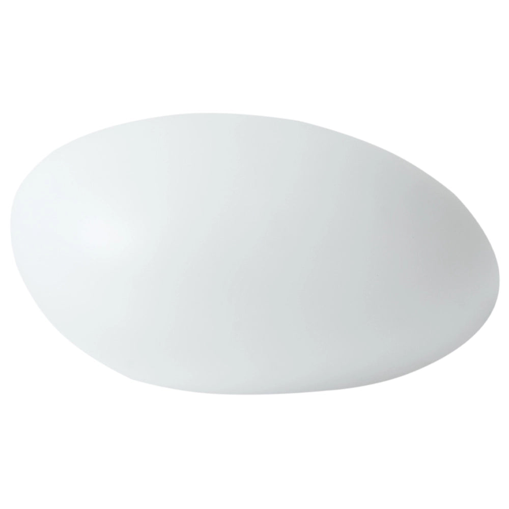 Set di 3 lampade solari  a forma di pietra LED bianco per esterni impermeabile con telecomando materiale sintetico
