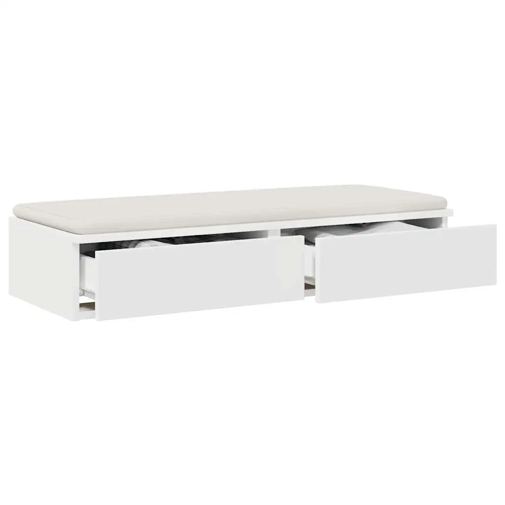 Cassetti per letto Bianco 90 x 36,5 x 16,5 cm Legno multistrato 866931
