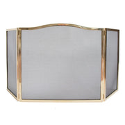 SCHERMI PARASCINTILLE OTTONE CENTRO LISCIO 2 ALI OTTONATO CM.101X1,5X48