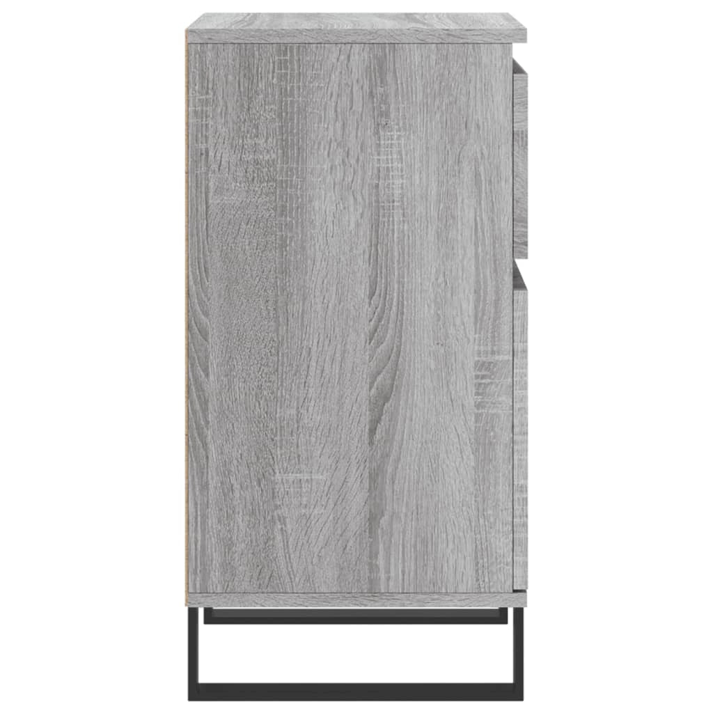 Buffet credenza cassettiera armadio mobile contenitore organizer cucina soggiorno Sonoma 40 x 35 x 70 cm legno ingegnerizzato grigio 02_0036357