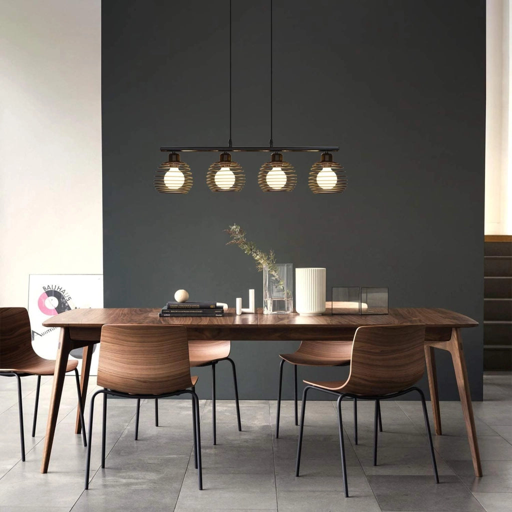 Lampadario ristorante ZMH a LED Lampadario E27 Lampadario retr¨° in ferro Lampadario vintage 120 cm