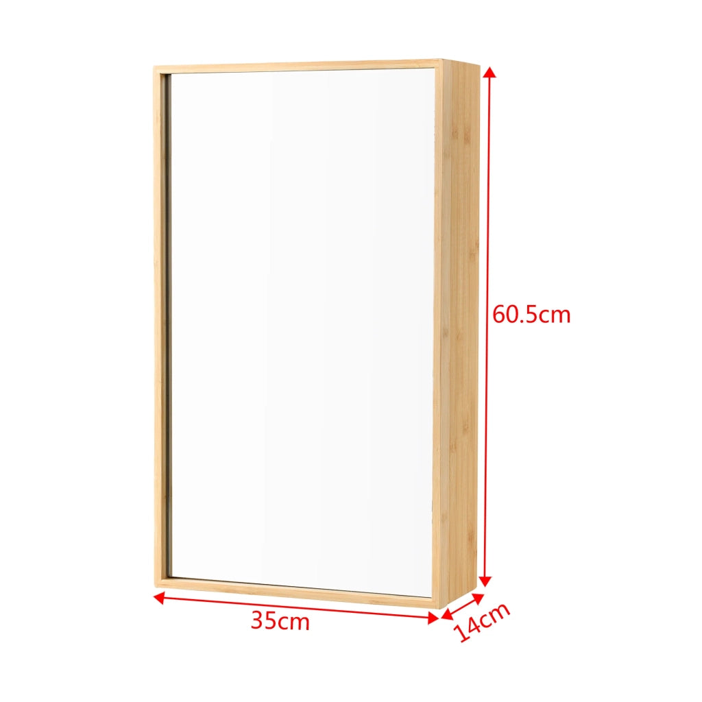 Pensile per anta bagno con specchio 61 x 35 x 14 cm 03_0007674