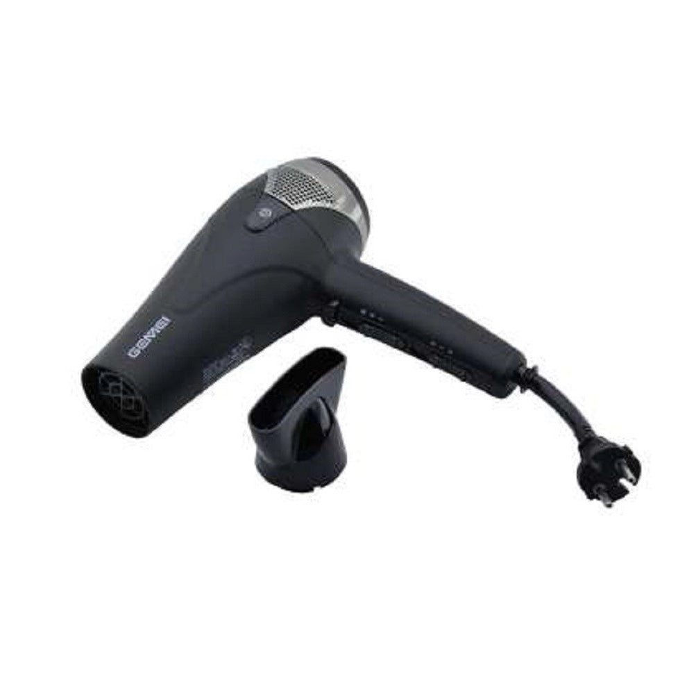 Trade Shop - Asciugacapelli Professionale Phon Corda Retrattile 1800-2200w 2 Velocità Gm-129 -