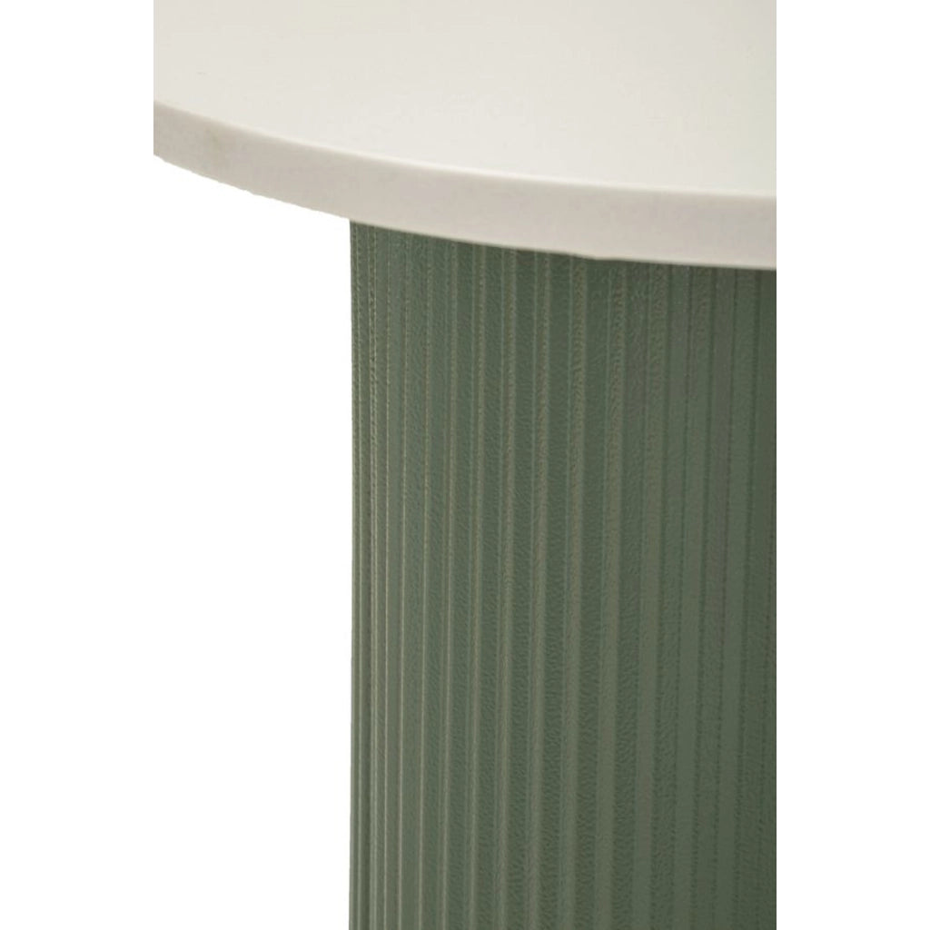 Tavolino VKH1121, Verde, Marmo Artificiale, 40x42x45 cm