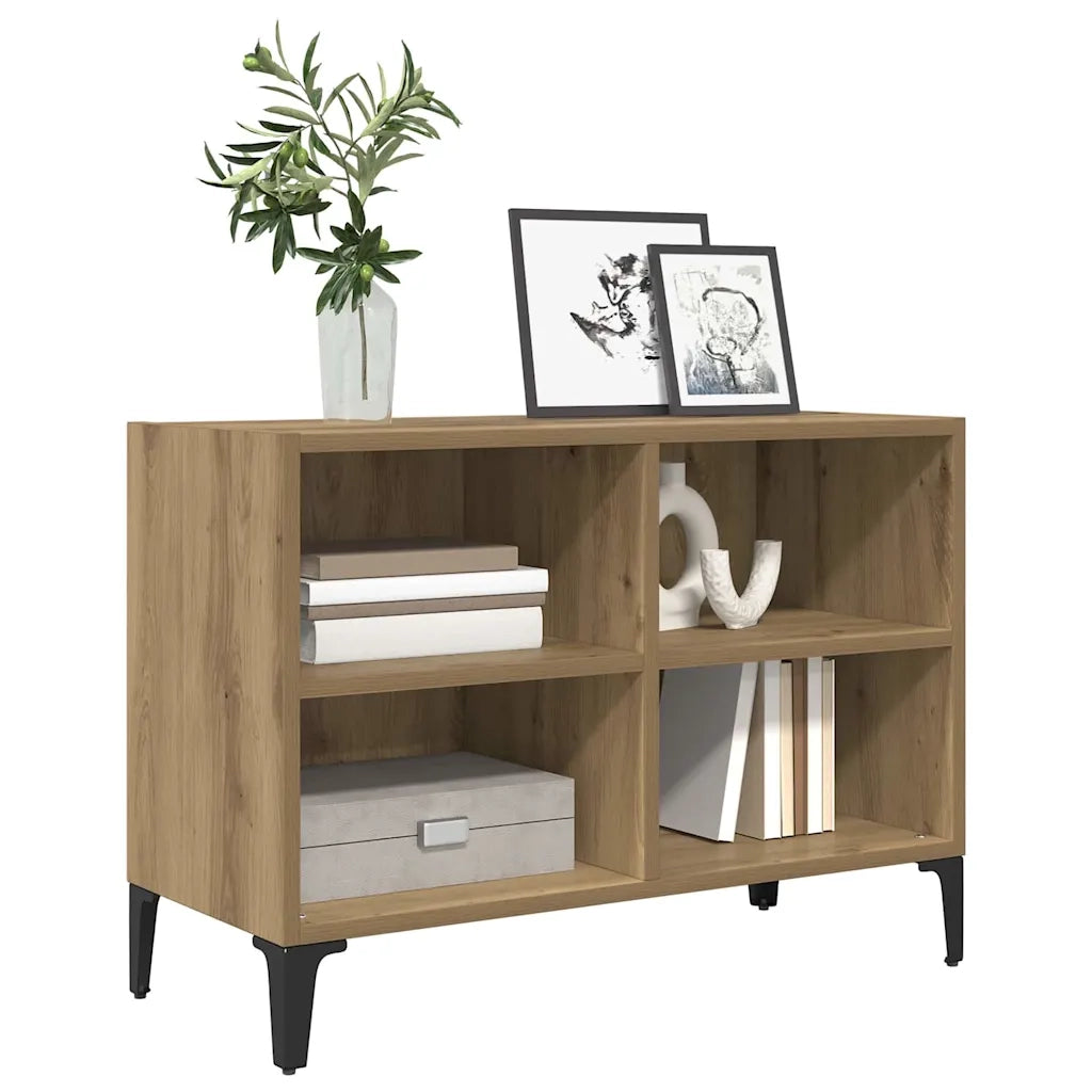 vidaXL Mobile TV Marrone 69.5 x 30 x 50 cm Legno multistrato