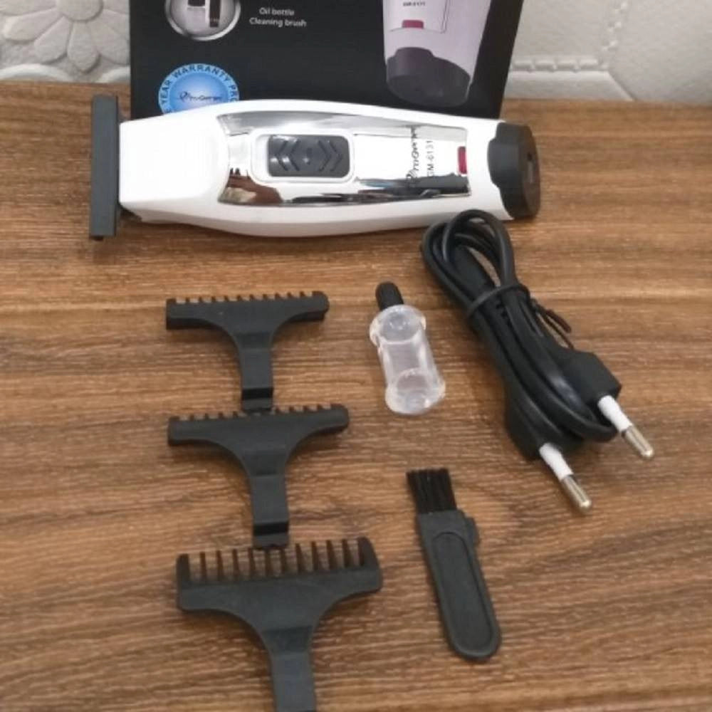 Trade Shop - Taglia Capelli Barba Professionale A Batteria Ricaricabile Gm-6131 Alta Qualità -