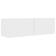 Mobile TV | Armadietto TV | Mobile Porta TV Bianco 100x30x30 cm in Legno Multistrato