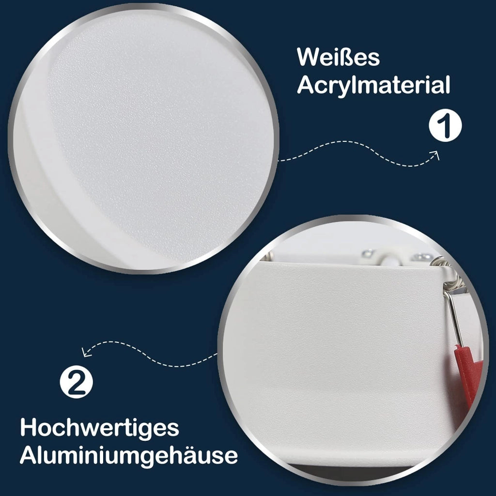 ZMH Faretto da soffitto LED da incasso 5er Set 5W IP44