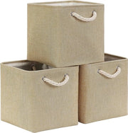 Cubetto di stoccaggio in lino da 33 cm