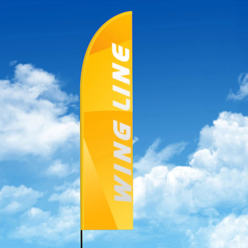 Bandiera ad ALA con stampa varie misure - 200 cm