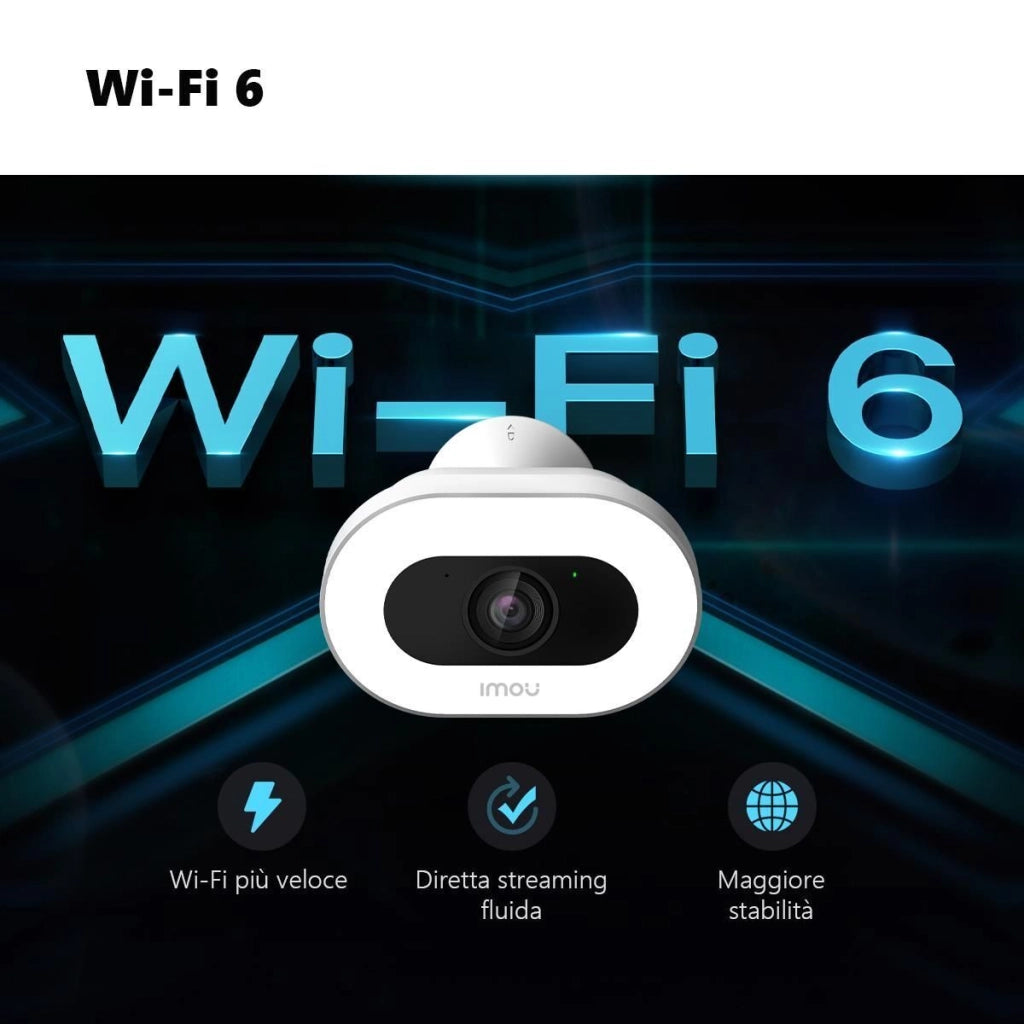 Imou Knight Telecamera 4K (8MP) Wi-Fi da esterno con sirena e faretto