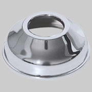 ROSONE IN OTTONE CROMATO PER CANOTTI  Ø 32     MADE IN ITALY