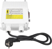 Regolatore per Biciclette per Pompaggio - Controller per Pompe a Cilindro - Protezione Termica - Controller di Interruzione Esterno - Regolazione Automatica del Nivello Liquido - Cassetta in ABS Resistenze - Controller di Pompaggio