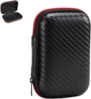 Fodero di protezione per disco rigido esterno 11 cm x 8 cm x 4 cm - Organizzatore di rete per SSD esterno portatile nero
