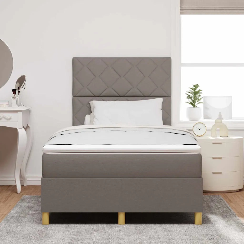 Letto a molle con materasso Talpa 120 x 190 cm Tessuto 3339683