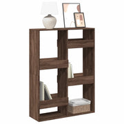 Libreria-Scaffale per Libri-Mobile di Stoccaggio Rovere Marrone 100x33x135 cm in Legno Multistrato