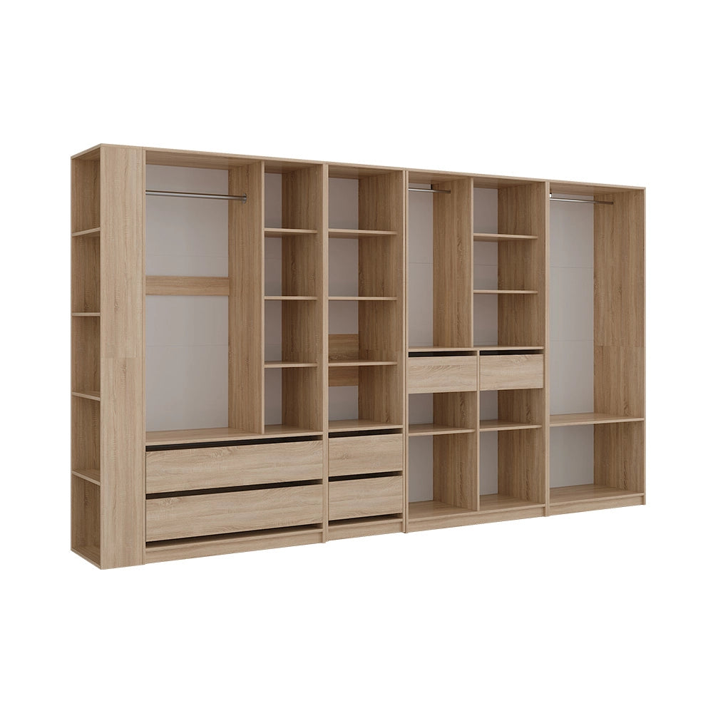 Armadio Elmo Sonoma 50 x 200 cm Set di 5 Vicco