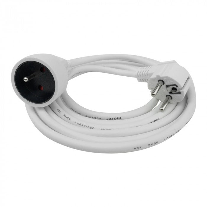 Prolunga elettrica 1 presa 3 m 16A con terra Ecolight