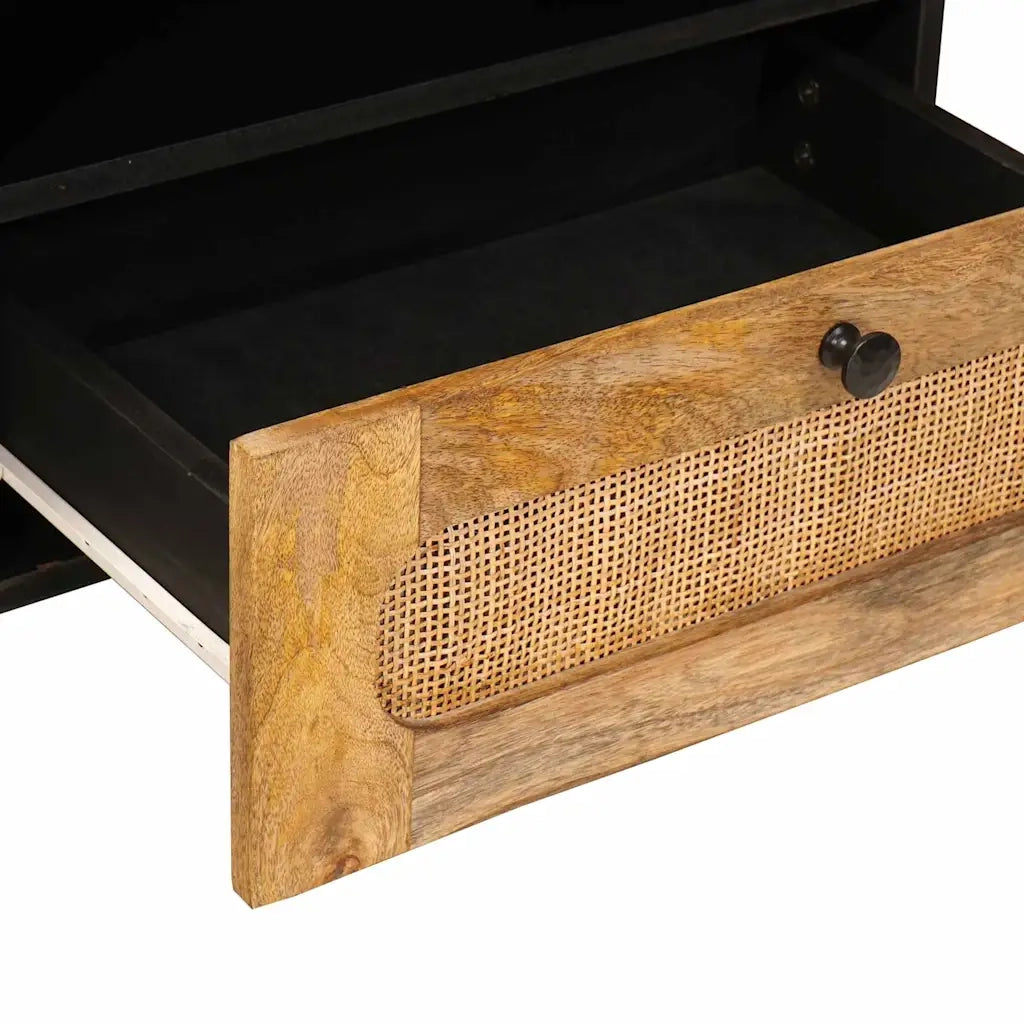 Mobile TV Marrone 80 x 33 x 46 cm Legno di mango massello