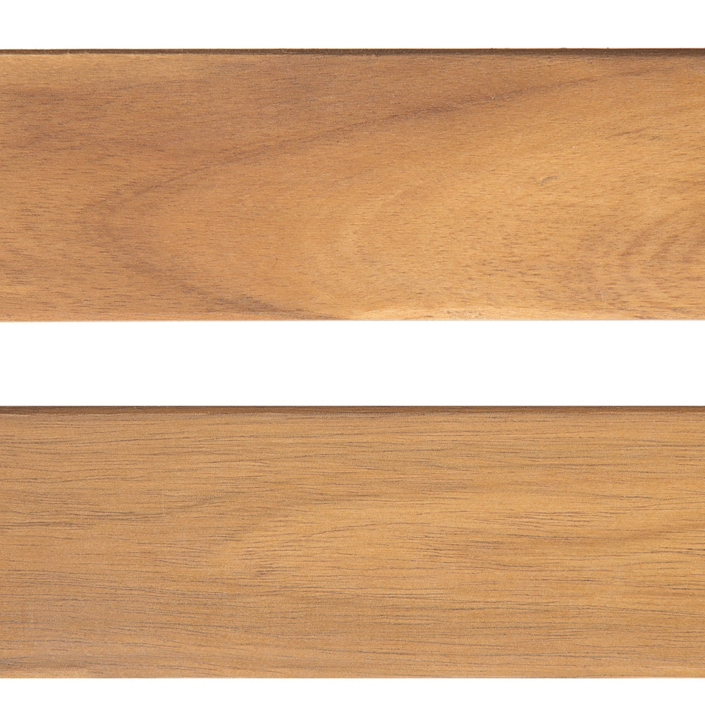 Panca da giardino leggera in legno di acacia 180 cm a doghe design esterno patio in stile rustico