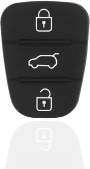 Comando a distanza per chiave di accensione - 3 pulsanti - copertura in silicone - duraturo - adatto per Hyundai/Kia - chiave di accensione