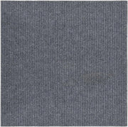 Mat di ingresso 100x100 cm - Tappeto per porte interne e esterne grigio scuro
