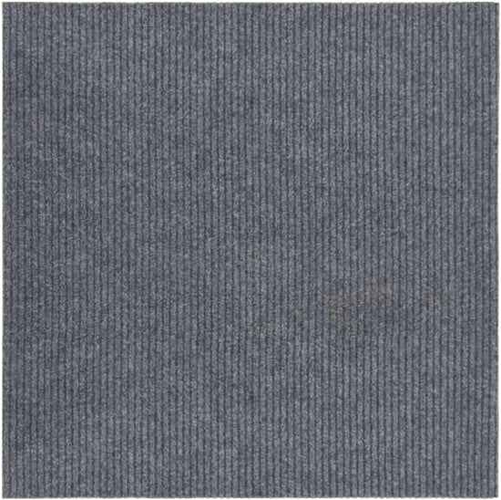 Mat di ingresso 100x100 cm - Tappeto per porte interne e esterne grigio scuro