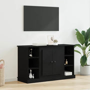 Credenza-Buffet-Armadio da cucina Rovere Nero 100 x 35,5 x 60 cm Legno multistrato