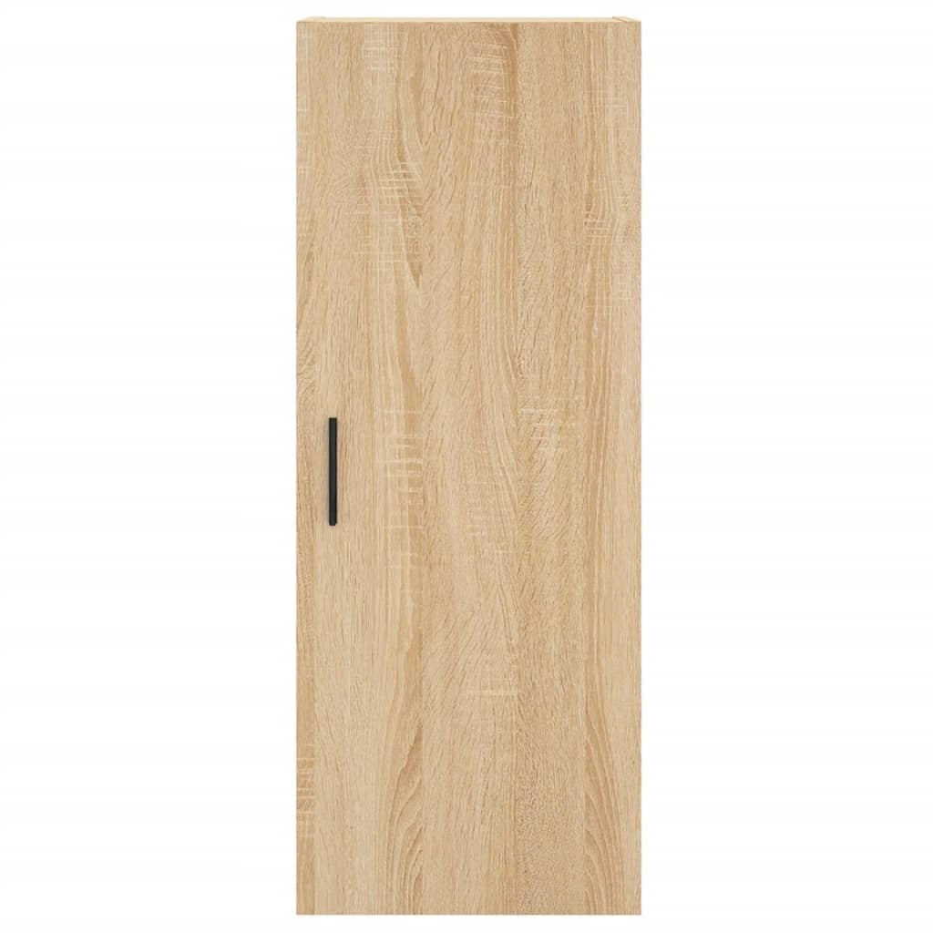 Buffet credenza cassettiera armadio mobile contenitore organizer cucina soggiorno salotto rovere Sonoma alto 34,5 x 34 x 180 cm legno ingegnerizzato marrone 02_0033984