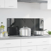 Schermo da Cucina  Grigio Scuro 100x40x0,6 cm Vetri Temperati