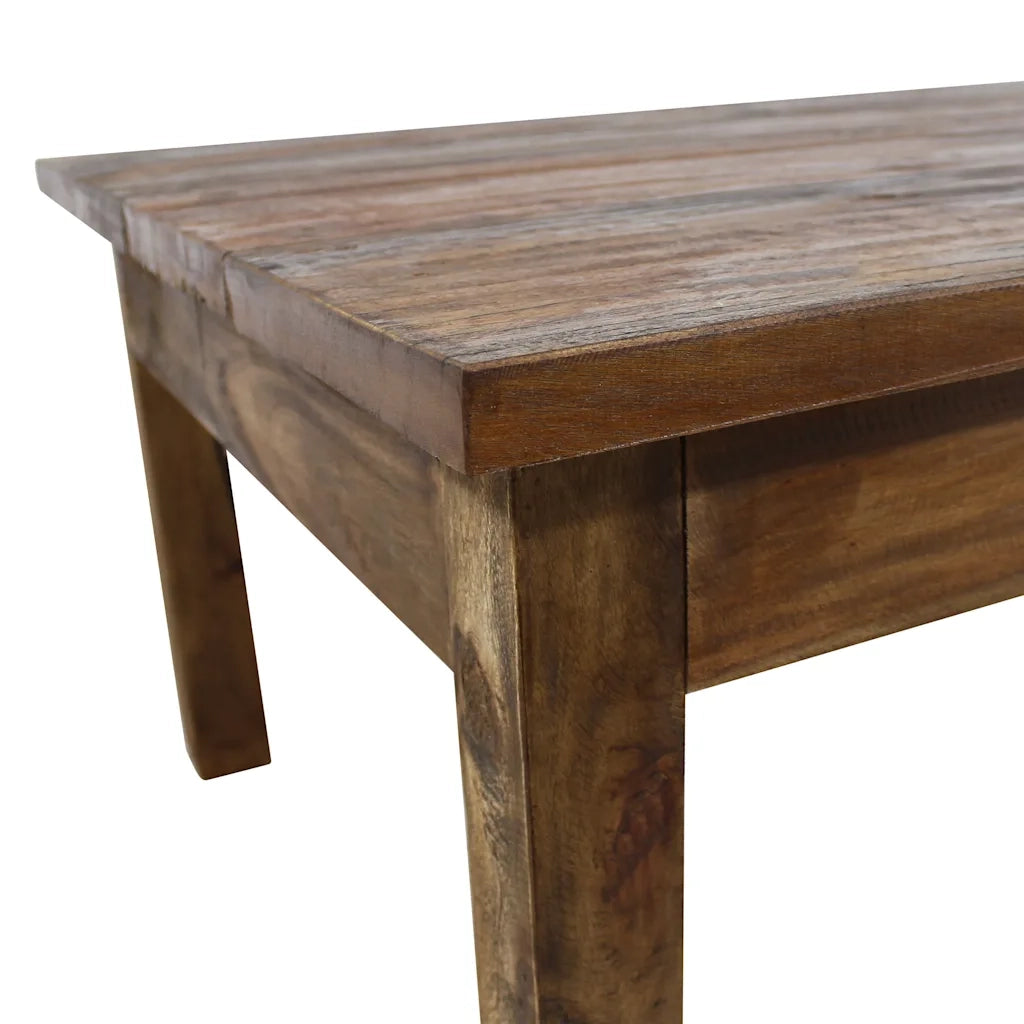Tavolino da Salotto in Legno Massello di Mogano 96x73x45 cm 244493