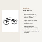 Decorazione per la bicicletta in forma di scultura artigianale realizzata in metallo - Standbecco decorativo per appassionati di bicicletta - Progetto di design sostenibile - Unica decorazione per la casa - Bicicletta in forma di scultura