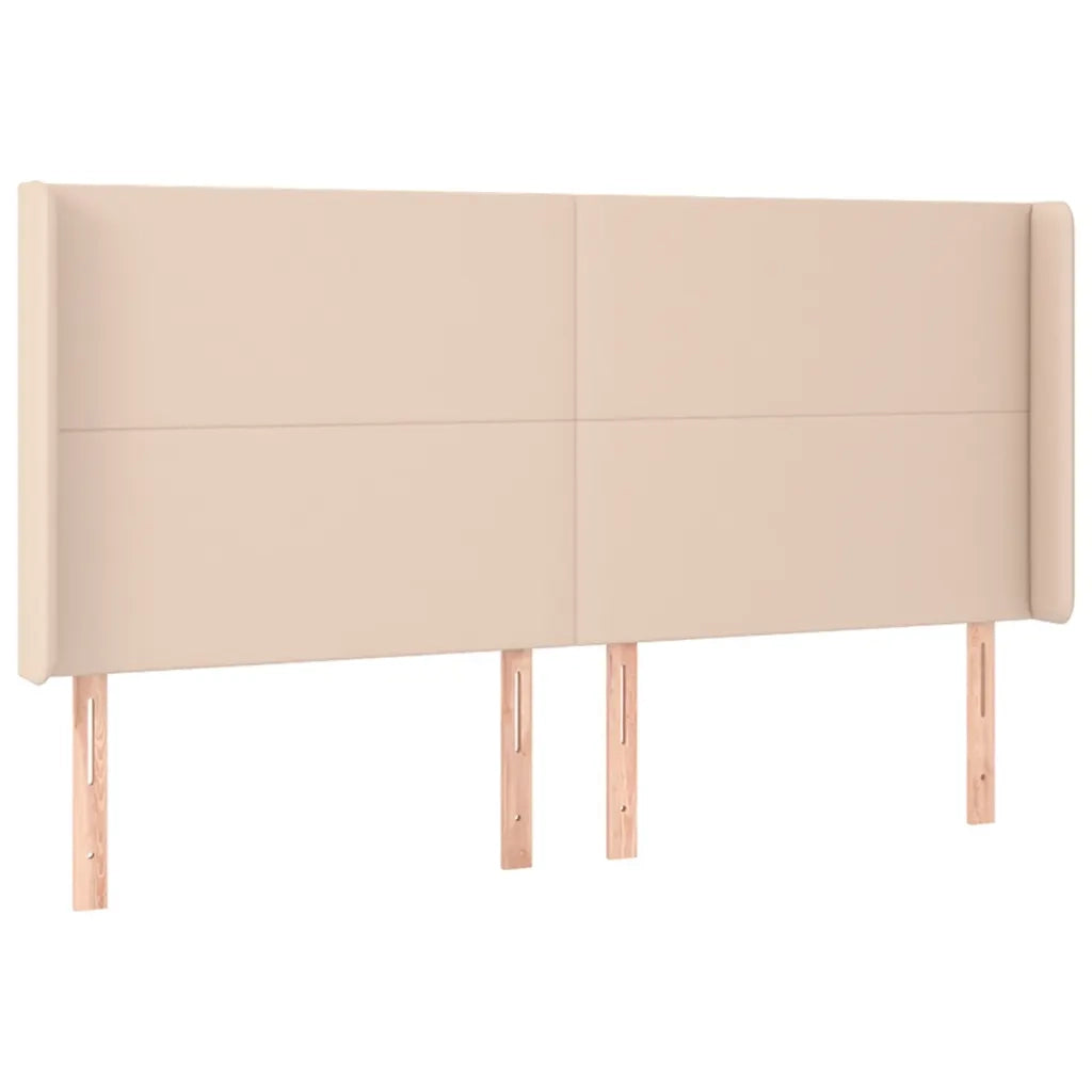 Testiera ad Orecchio Cappuccino 183x16x118/128 cm in Similpelle 3119407