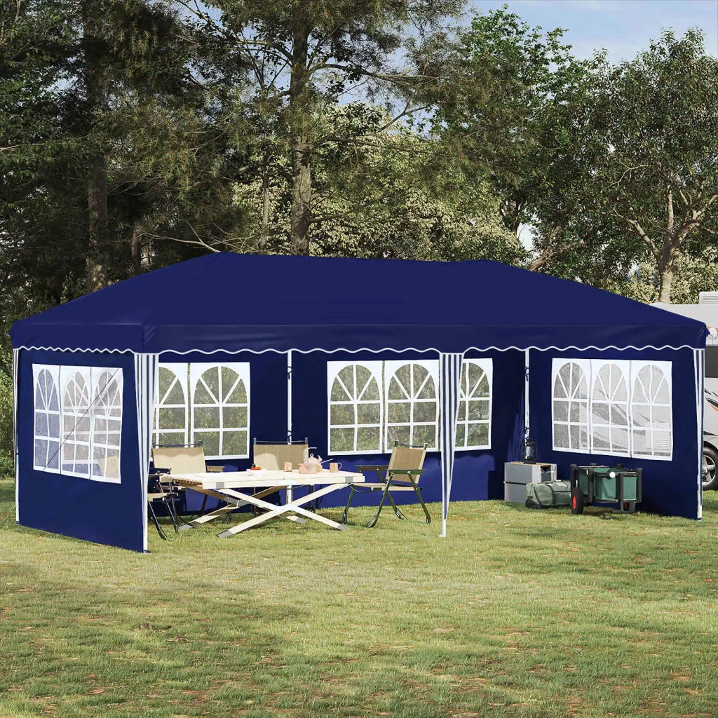 Tenda per feste a pop-up-Gazebo 575 x 289 x 245 cm Blu