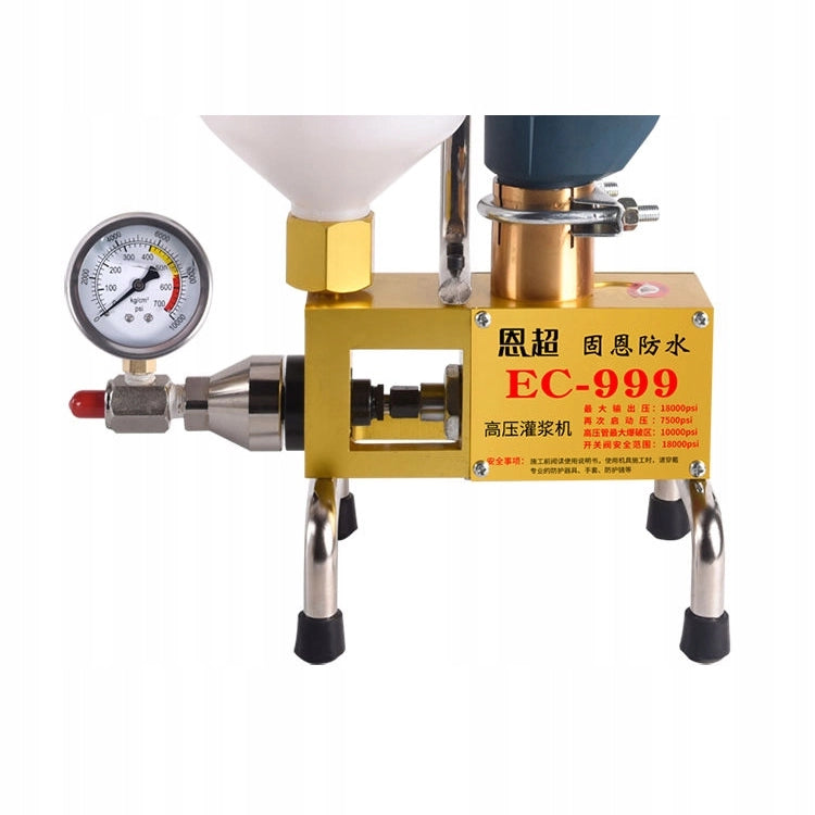 Pompa Iniezione Alta Pressione PI-PUMP 9999 – 15000 PSI, 910W | Per Iniezioni Cemento e Sigillatura Fessure
