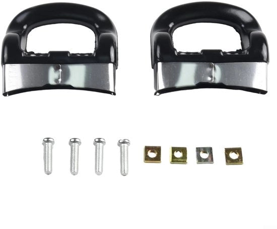 Set di Maniglie di Ricambio da 2 - Parti in Ceramica/Metallo - Alta Resistenza al Calore - Adatto per Utensili da Cucina - Lunga Durata