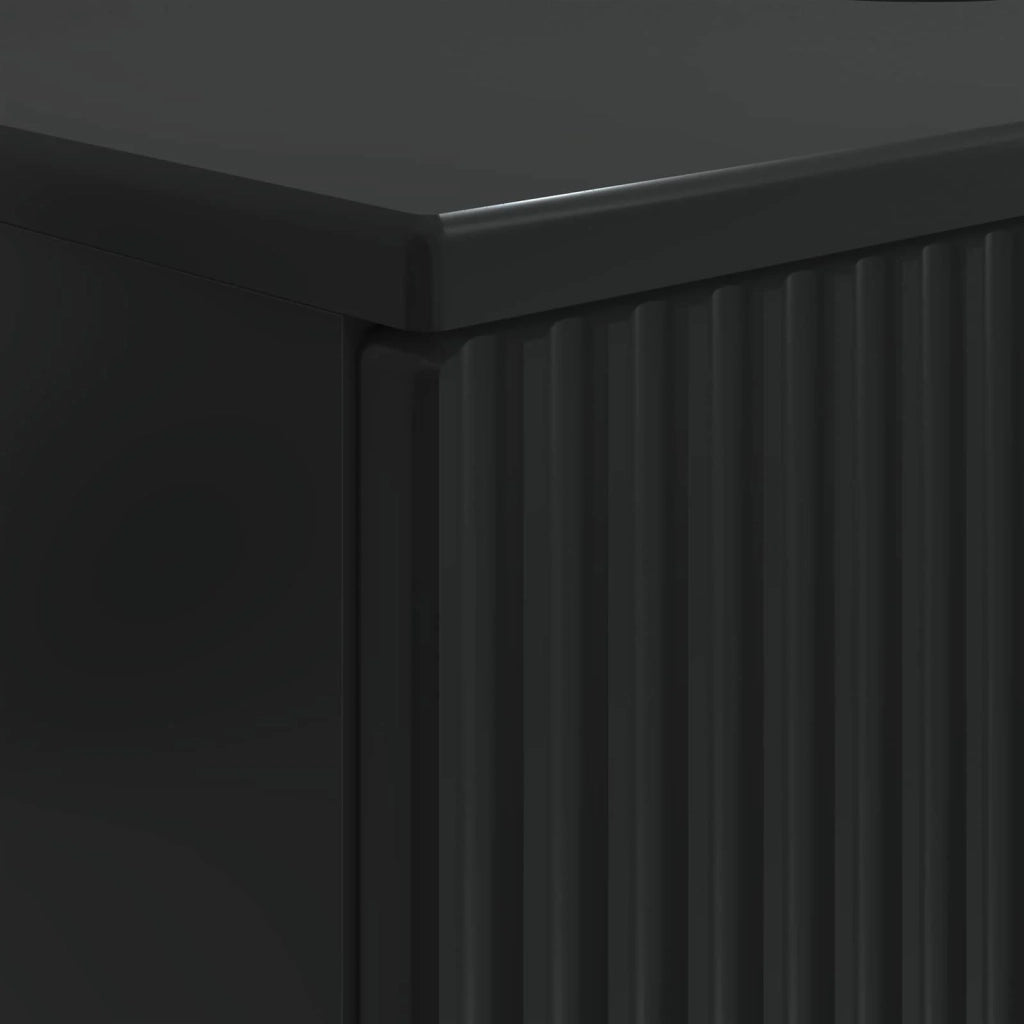 Armadio per Lavabo da Bagno ARNHEM Nero 82 x 41 x 59 cm 896576