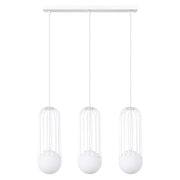 Lampada a sospensione GELIDA bianca 3xG9 Pure Lume