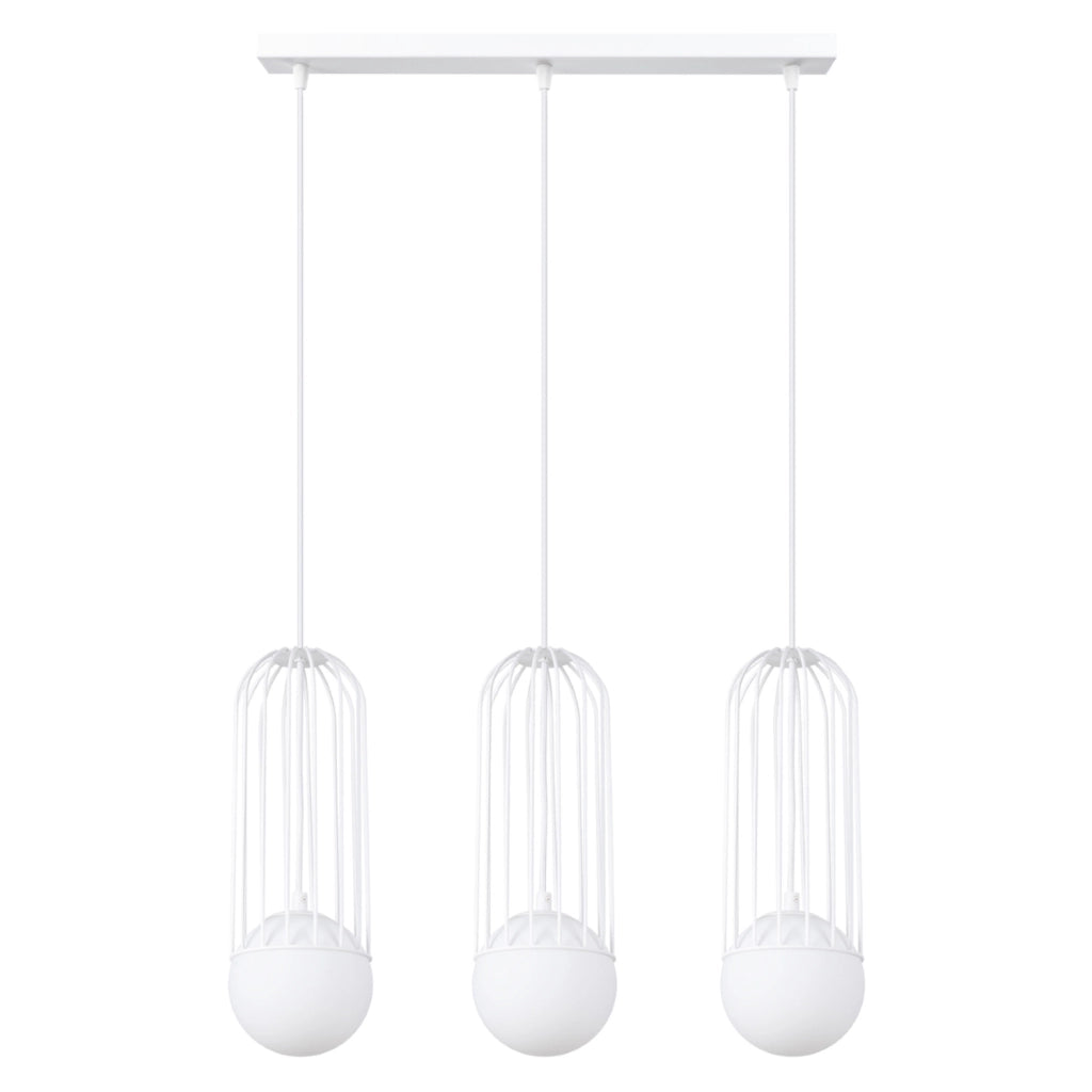 Lampada a sospensione GELIDA bianca 3xG9 Pure Lume