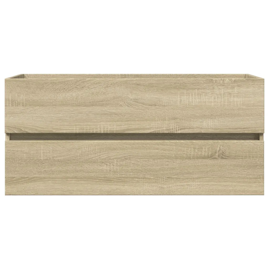Mobile bagno moderno 100 x 38 x 45 cm legno composito rovere Sonoma 02_0049703