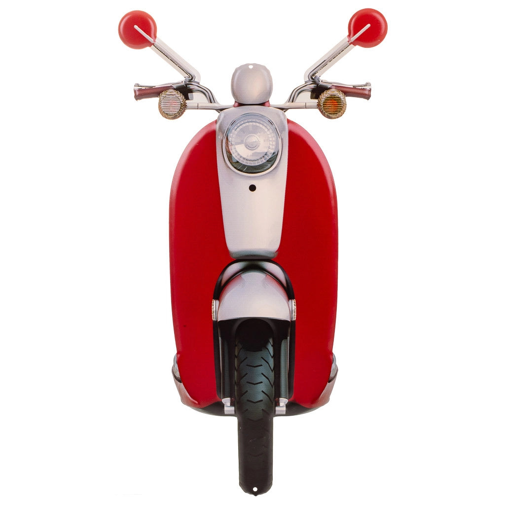Piastra da parete in metallo rosso 27x50x0,06h