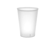 Confezione 20 bicchieri movida in polistirene bianco cl 25 made in italy
