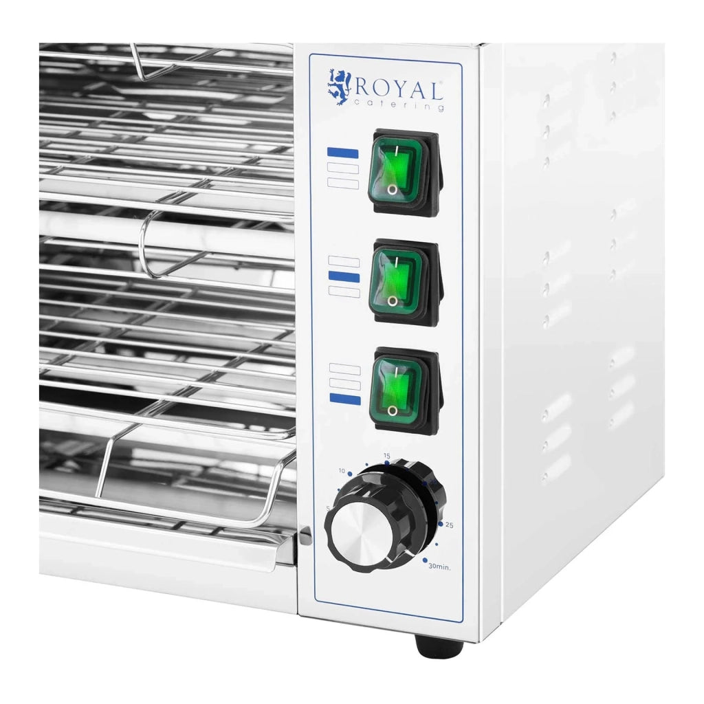 Griglia salamandra - 3250 watt - 50-300°C professionale in acciaio inox 14_0004999