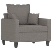 Poltrona | Sedia Relax Tortora 60 cm in Tessuto