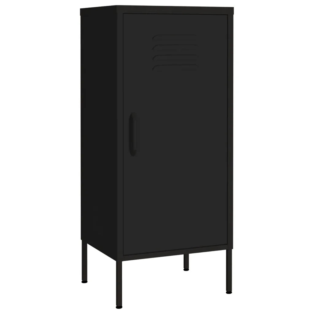 Armadietto Nero 42,5x35x101,5 cm in Acciaio 336196