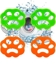 Elettroepilatore per gatti - Forma a gatto verde e arancione - Ideale per la cura della pelliccia - Adatto per gatti e cani - Silicone - Modelli per uso casalingo