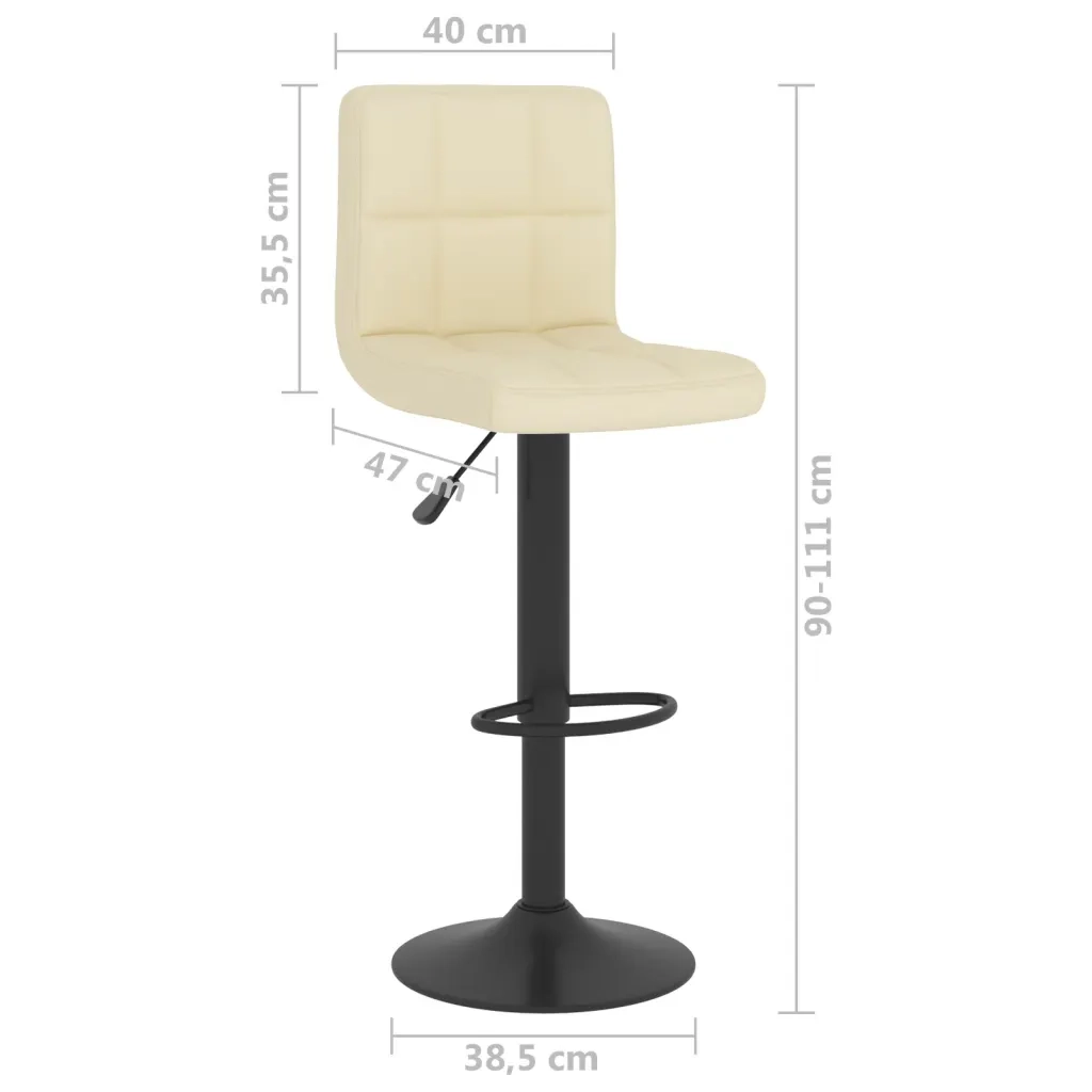 Sgabello da Bar Crema in Tessuto cod mxl 57914